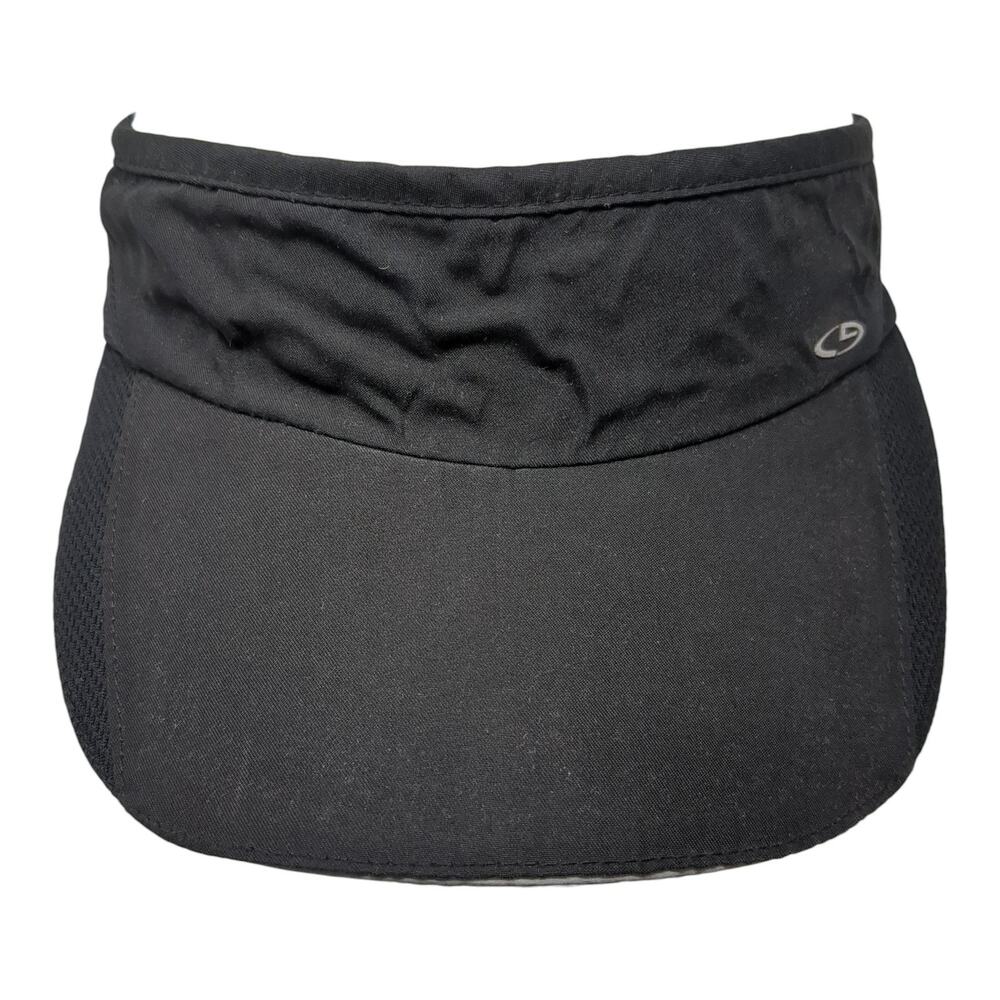 C9 by Champion Strapback Visor Hat Black One Size Adjustable Outdoor